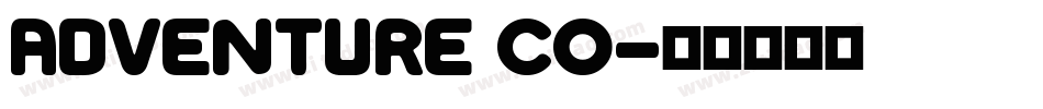 ADVENTURE CO字体转换